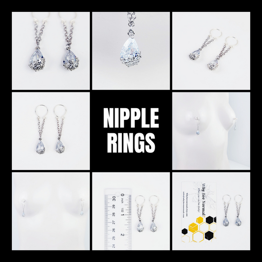 Complete Blue Cubic Zirconia Intimate Jewelry Set for Women