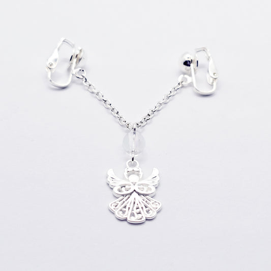 "Naughty and Nice" Angel Labia Chain Dangle