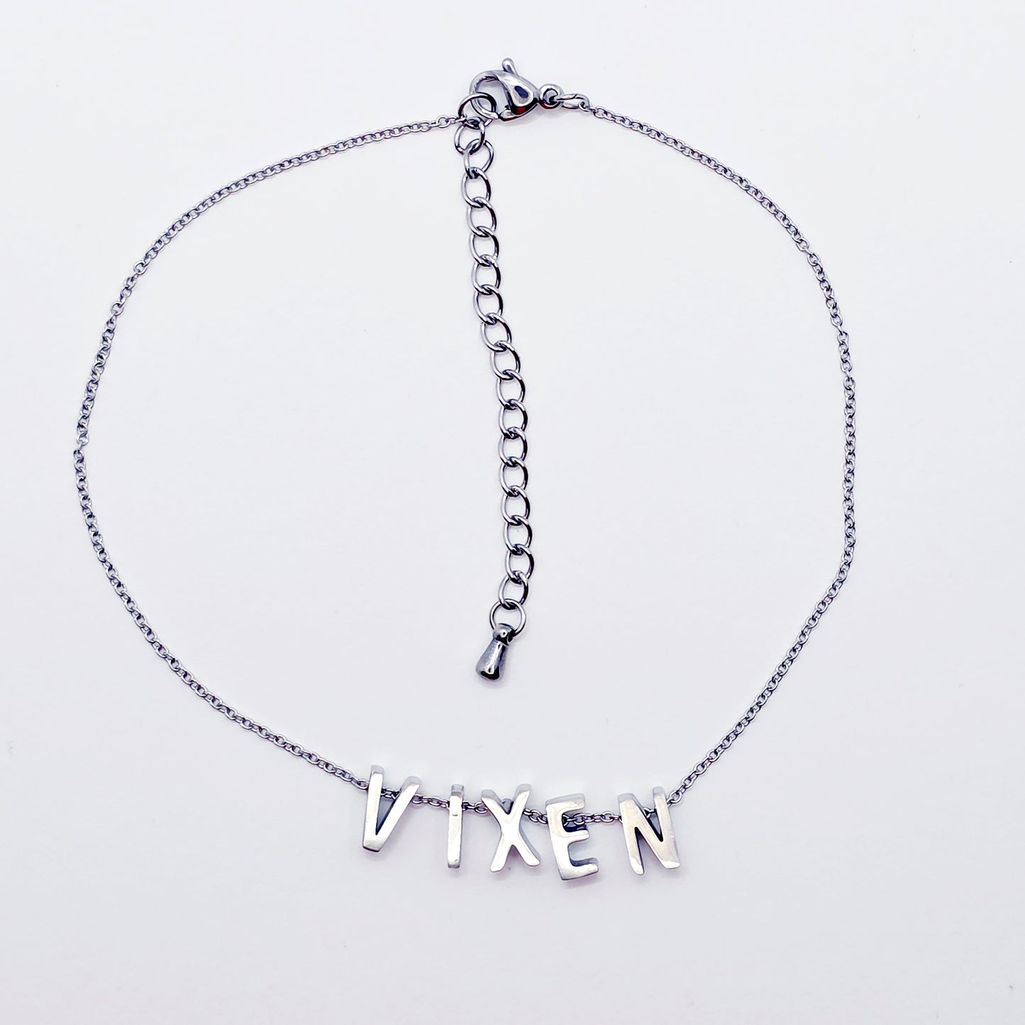 Vixen Anklet, Stainless Steel Ankle Bracelet.