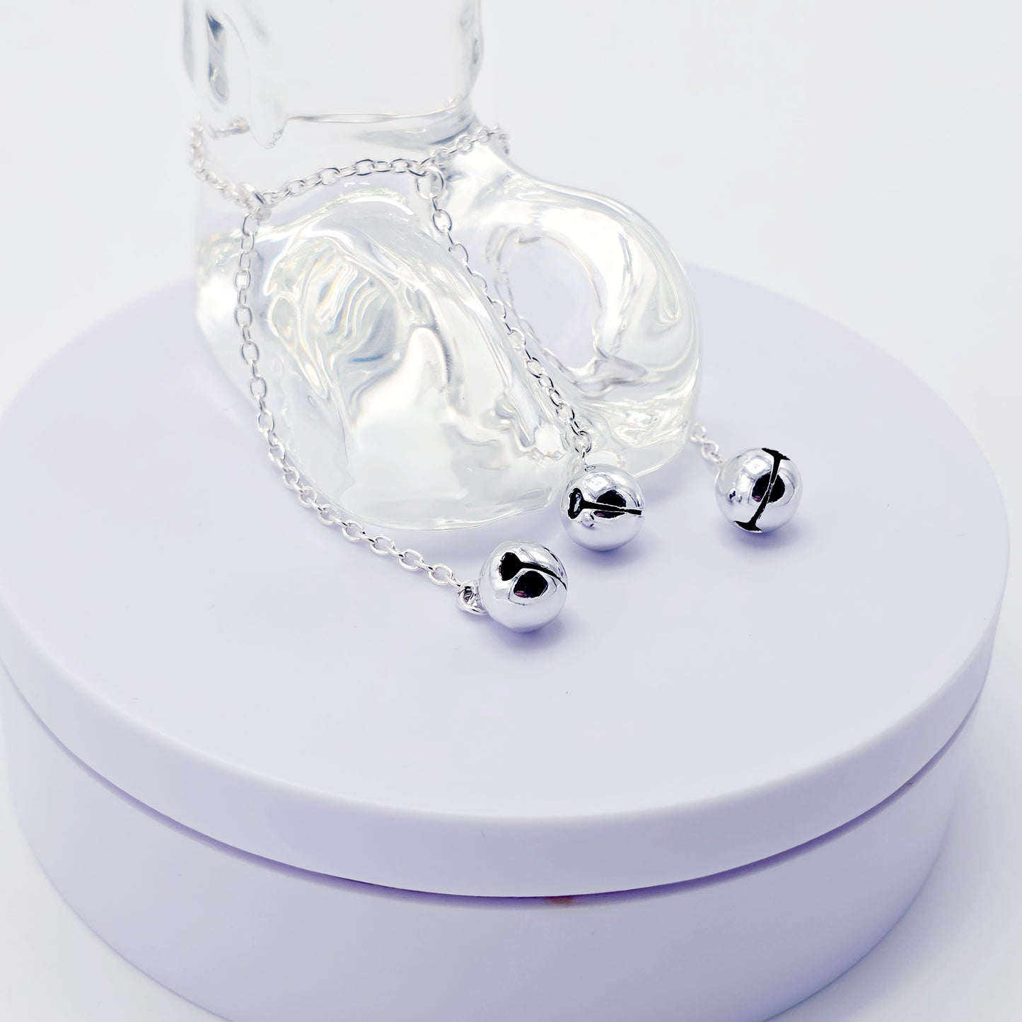 Three Bell Penis Chain Bracelet, Jingling Erotic Body Jewelry for Men.