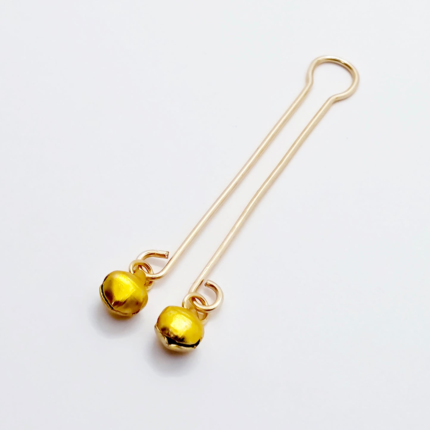 Gold Labia Clips with Bells