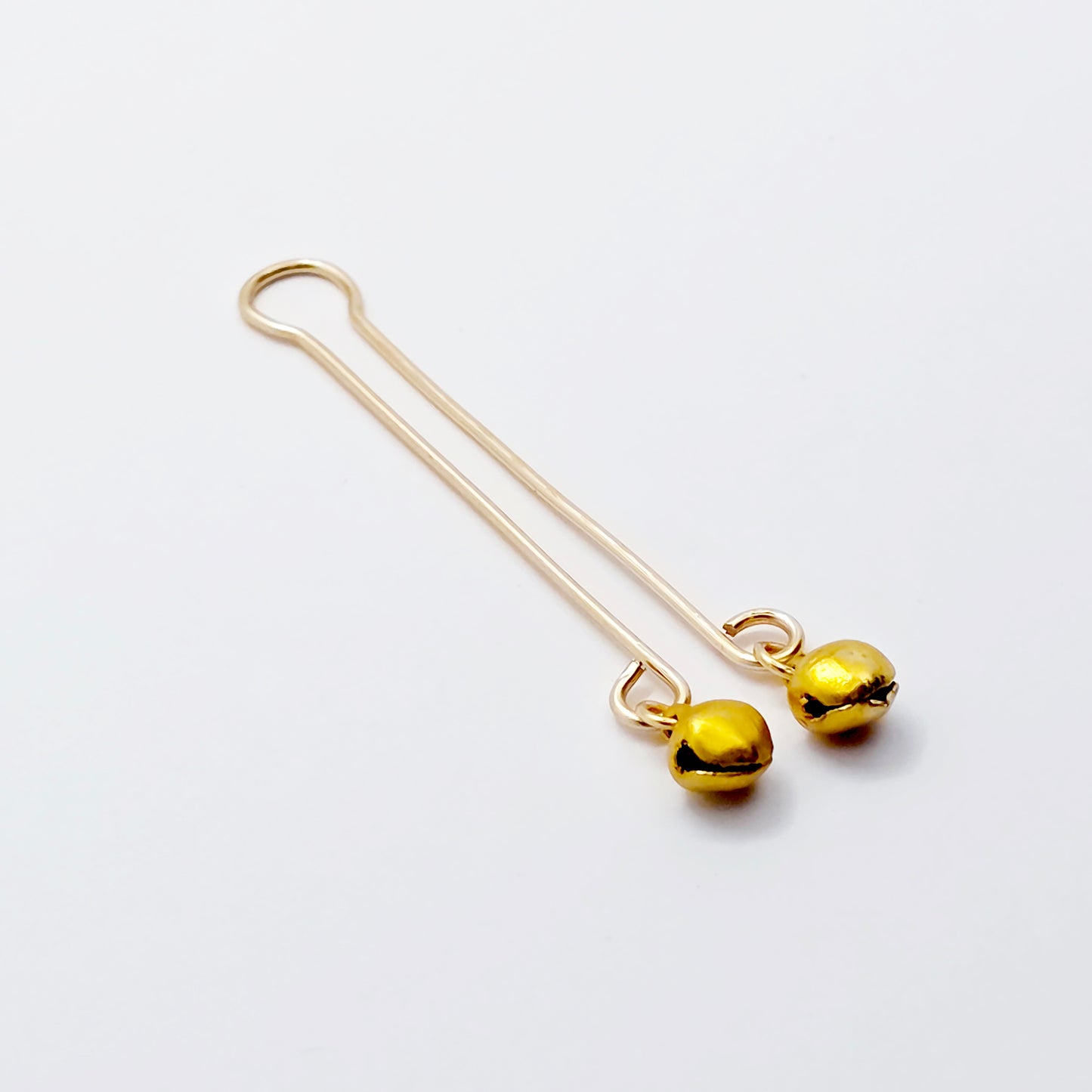 Gold Labia Clips with Bells