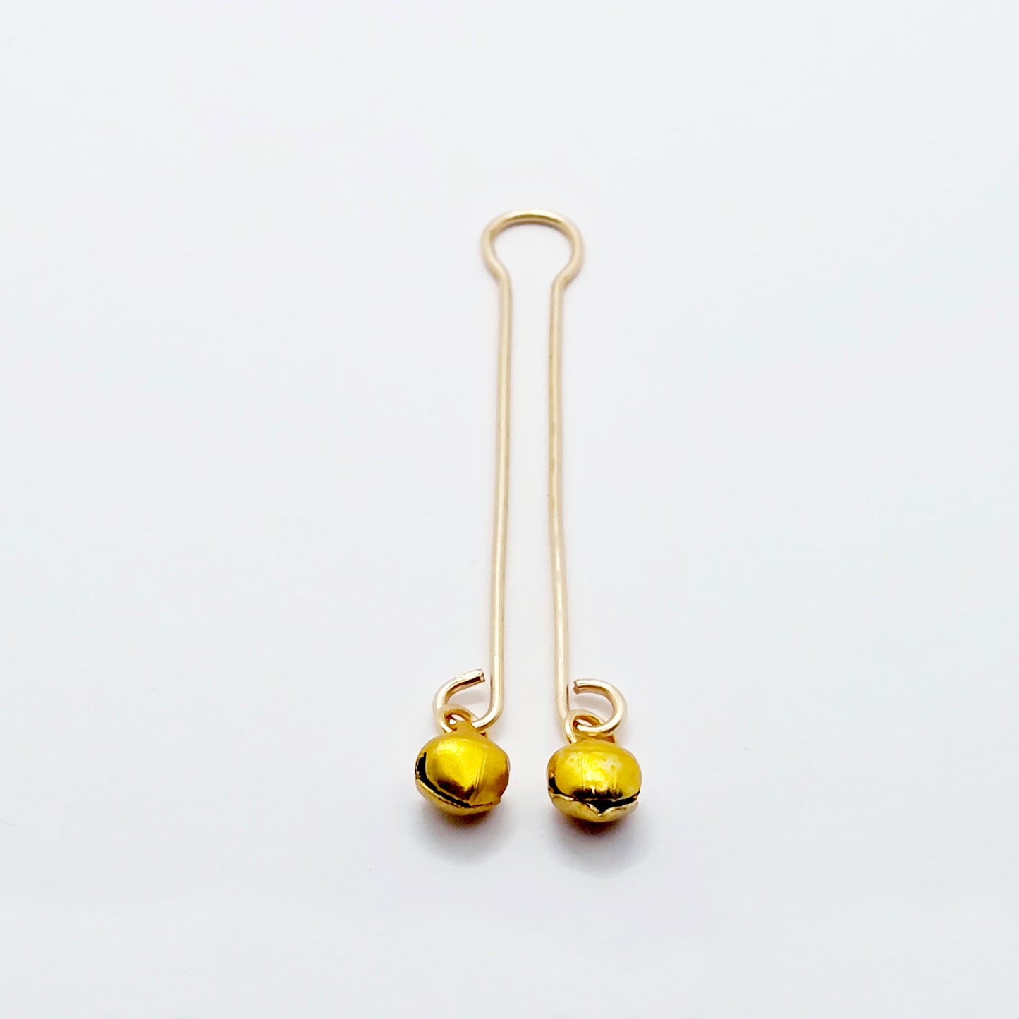 Gold Labia Clips with Bells