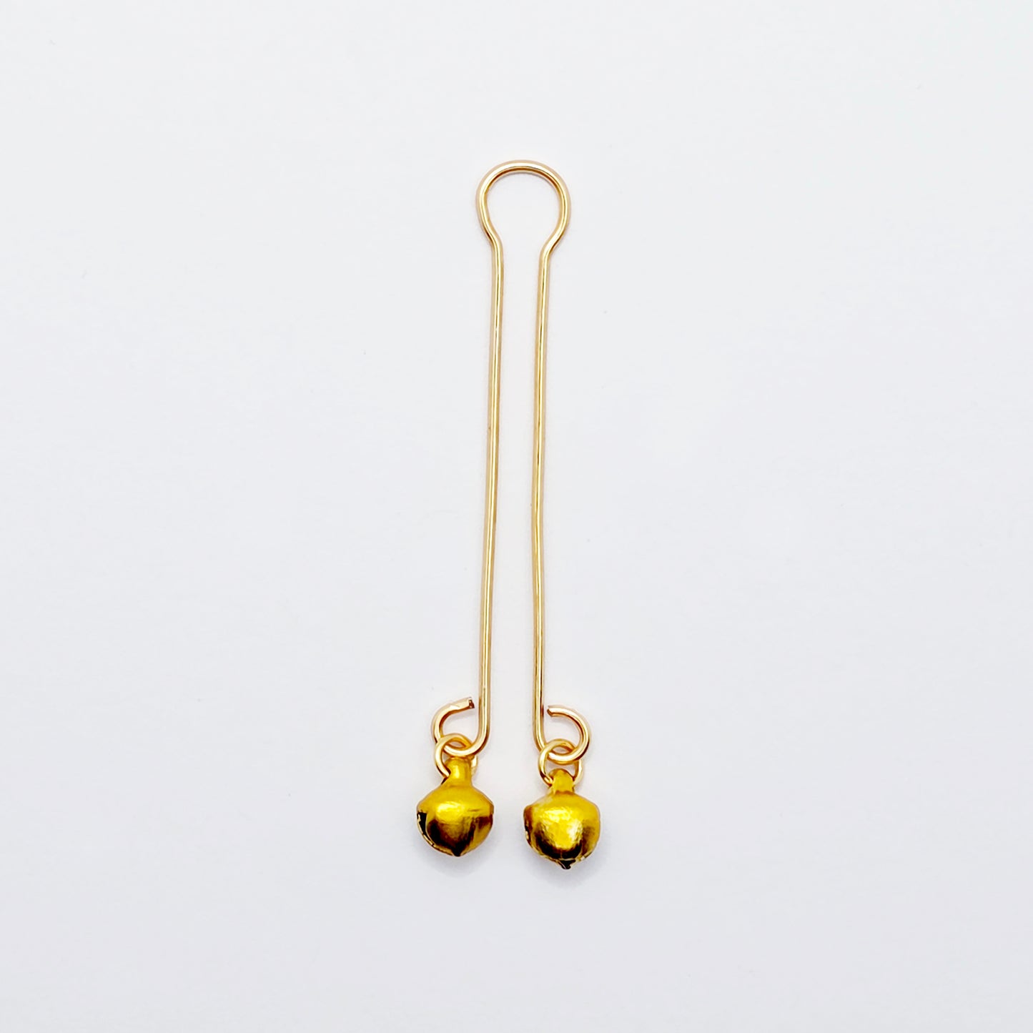 Gold Labia Clips with Bells