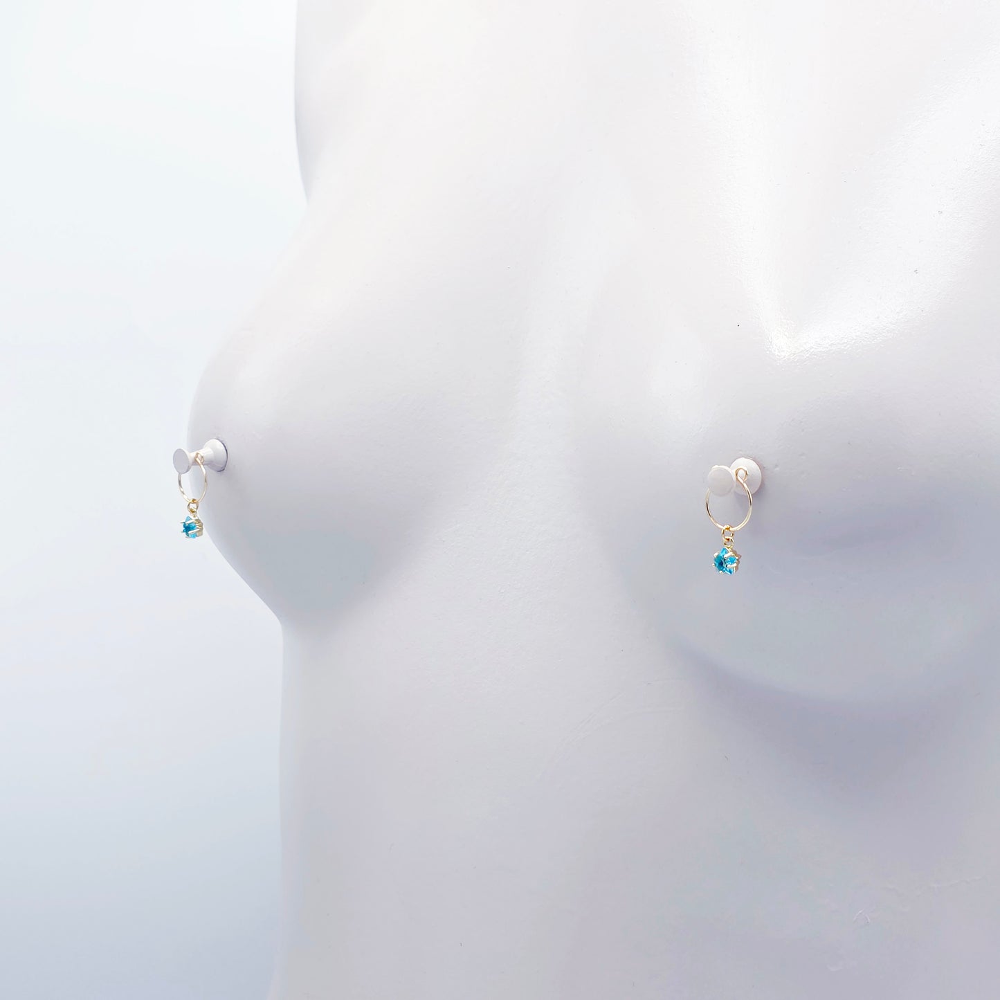 Gold Nipple Rings