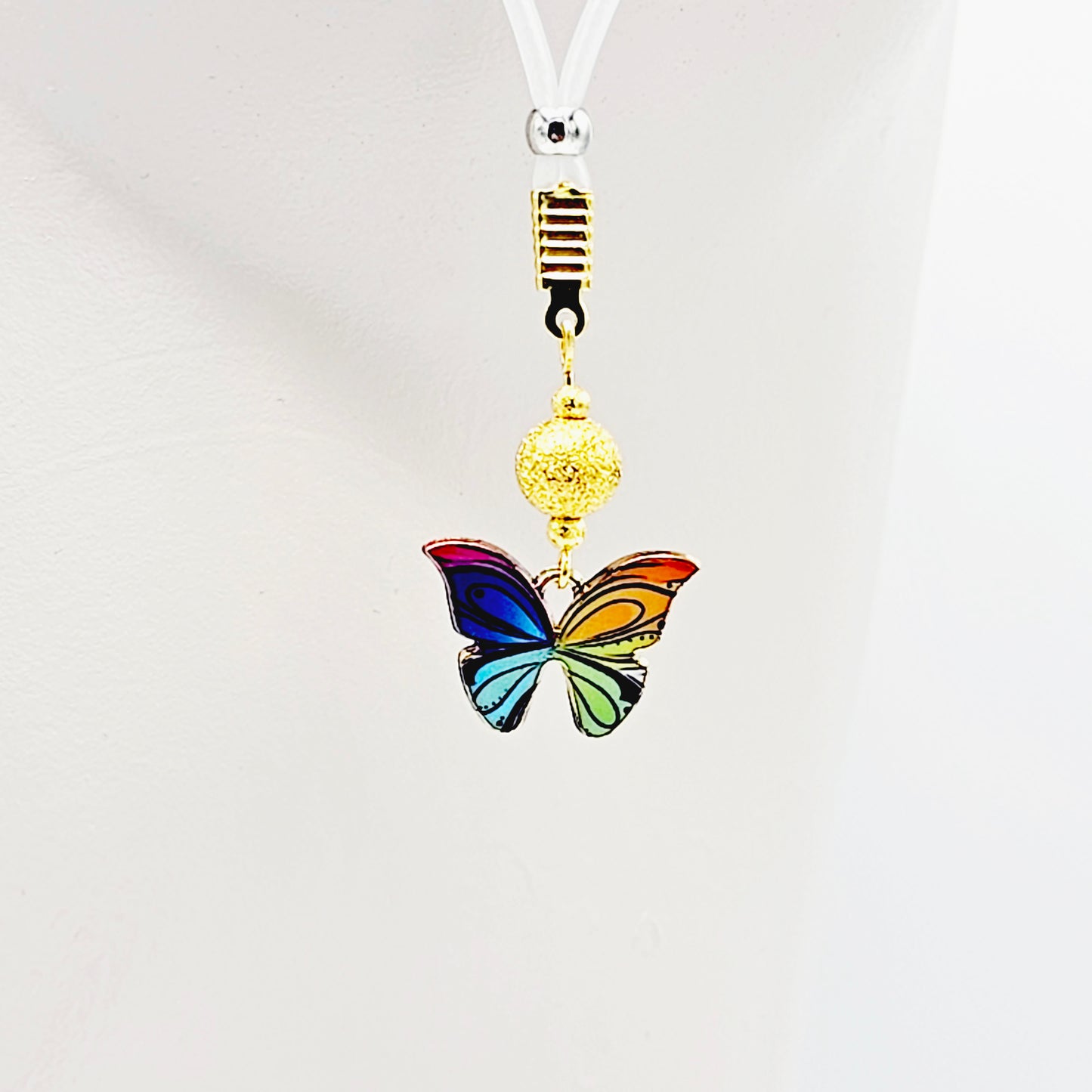 Nipple and Clitoral Jewelry Set with Butterflies, Non-Piercing. Your Choice of Butterfly and Nipple Nooses or Clamps.