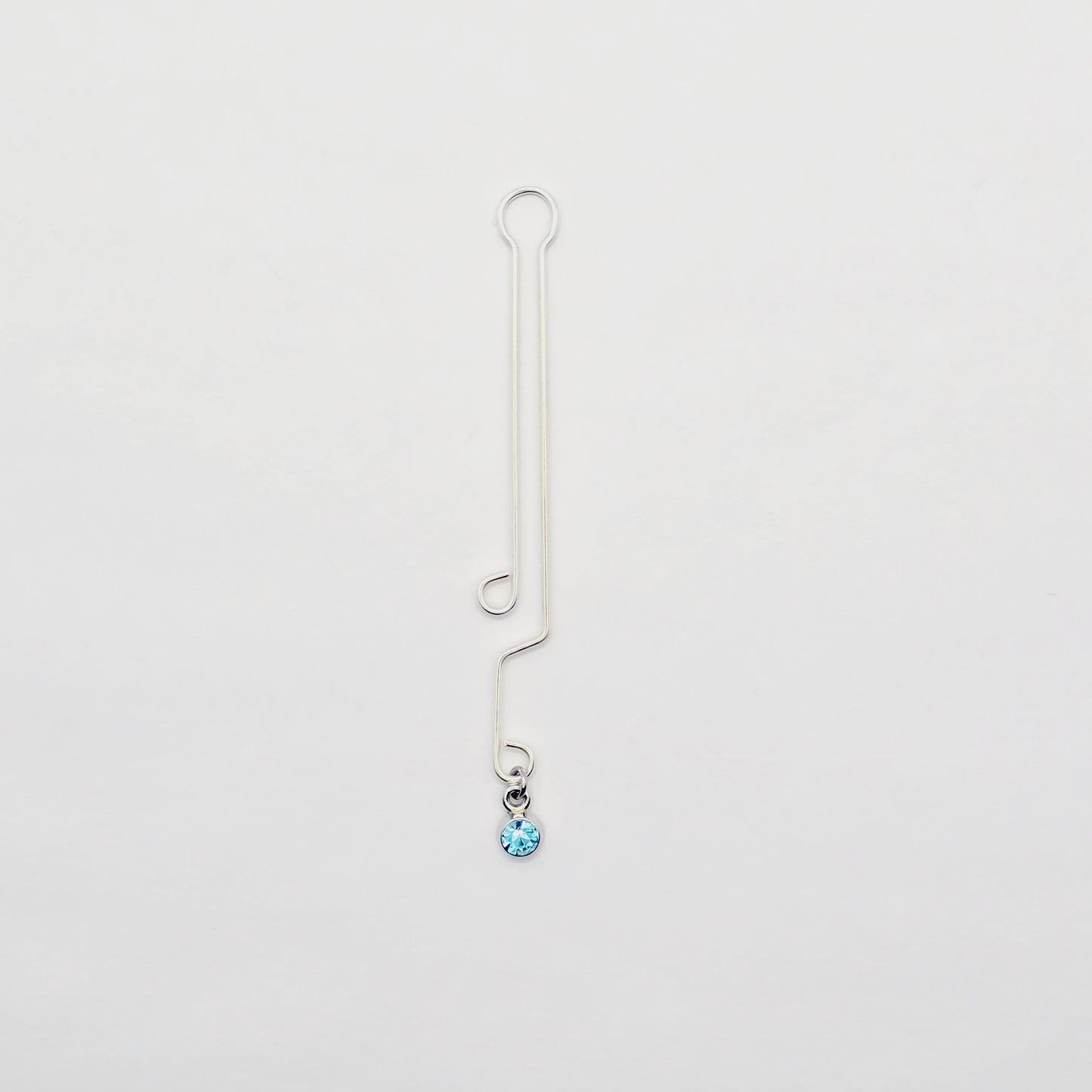 Gemstone Clit Clamp / Labia Clip. Birthstone Clitoral Clip