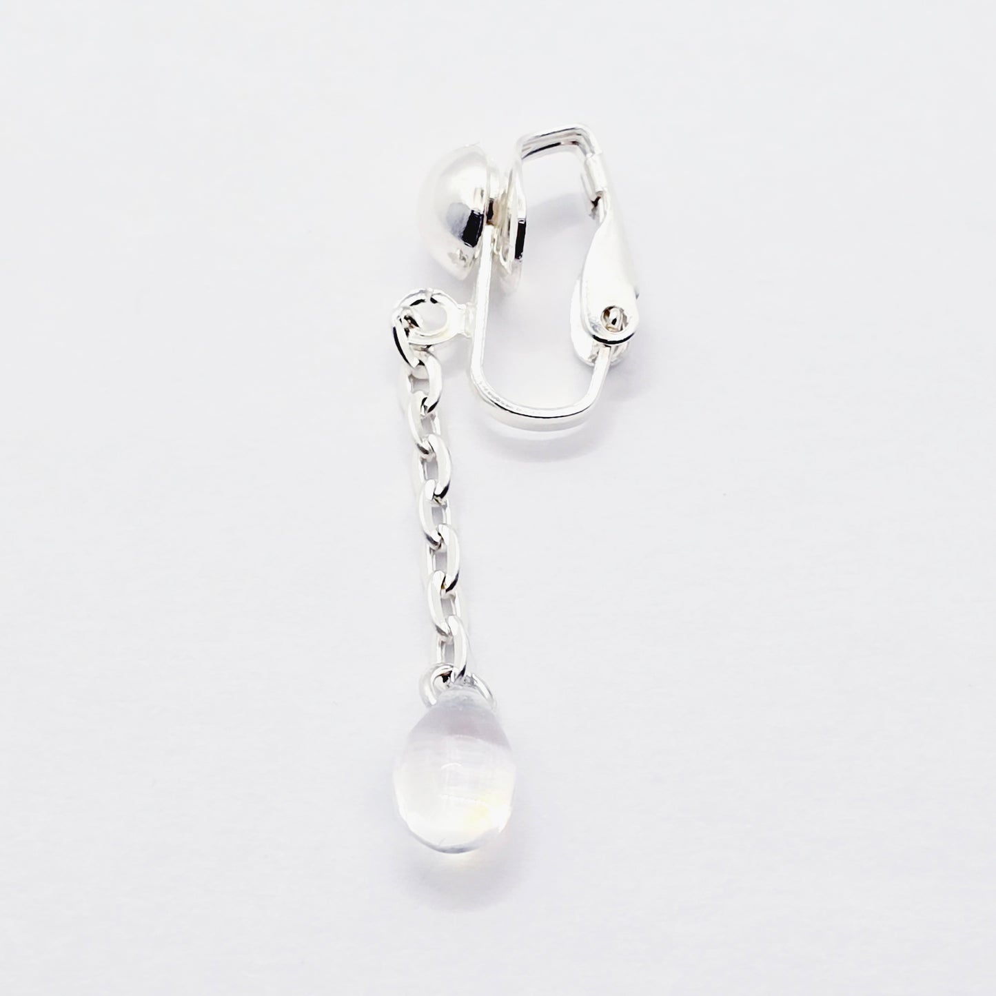 Vaginal Clit Clamp/ Intimate Jewelry Clip with Teardrop Crystal. VCH Clip.