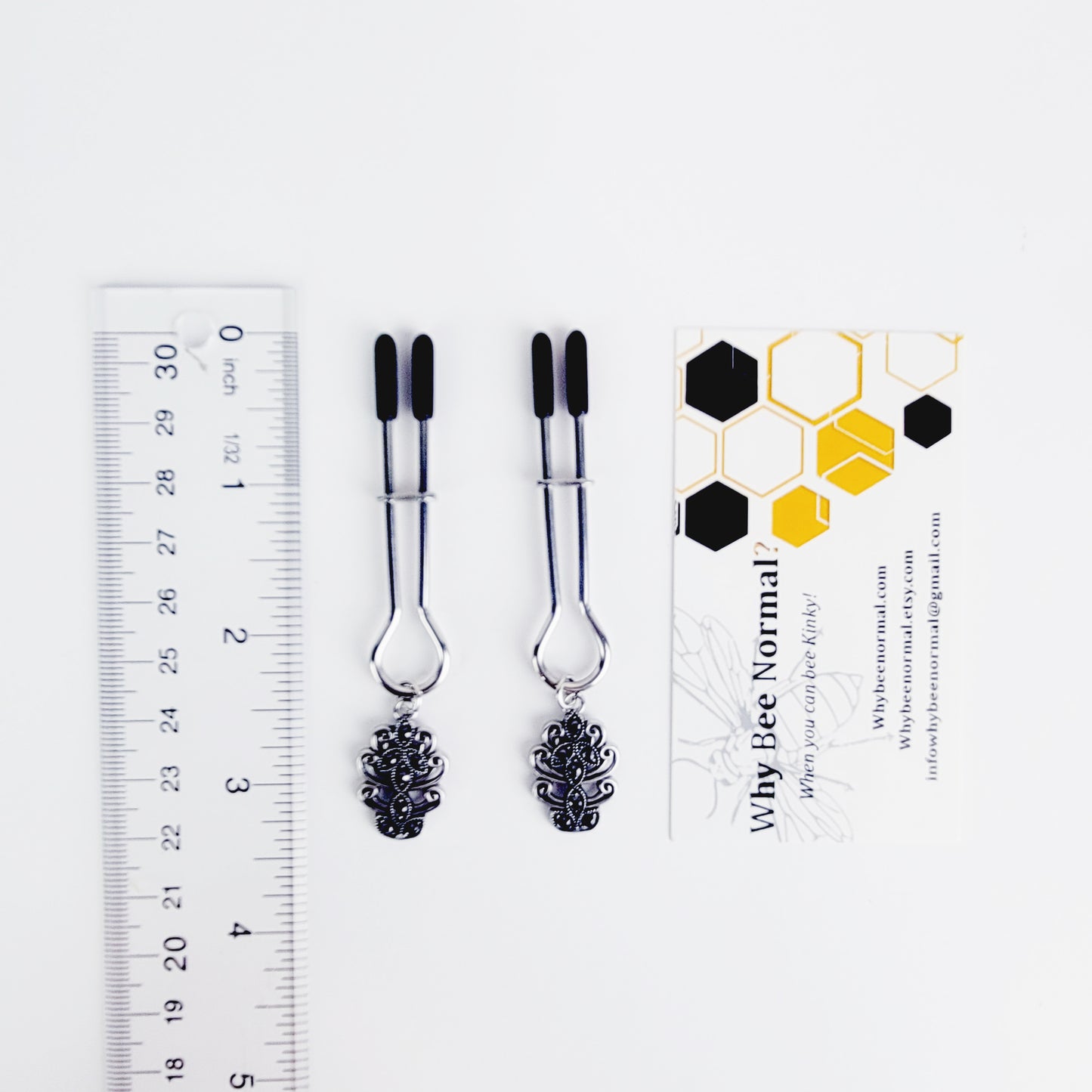 Straight Tweezer Nipple Clamps
