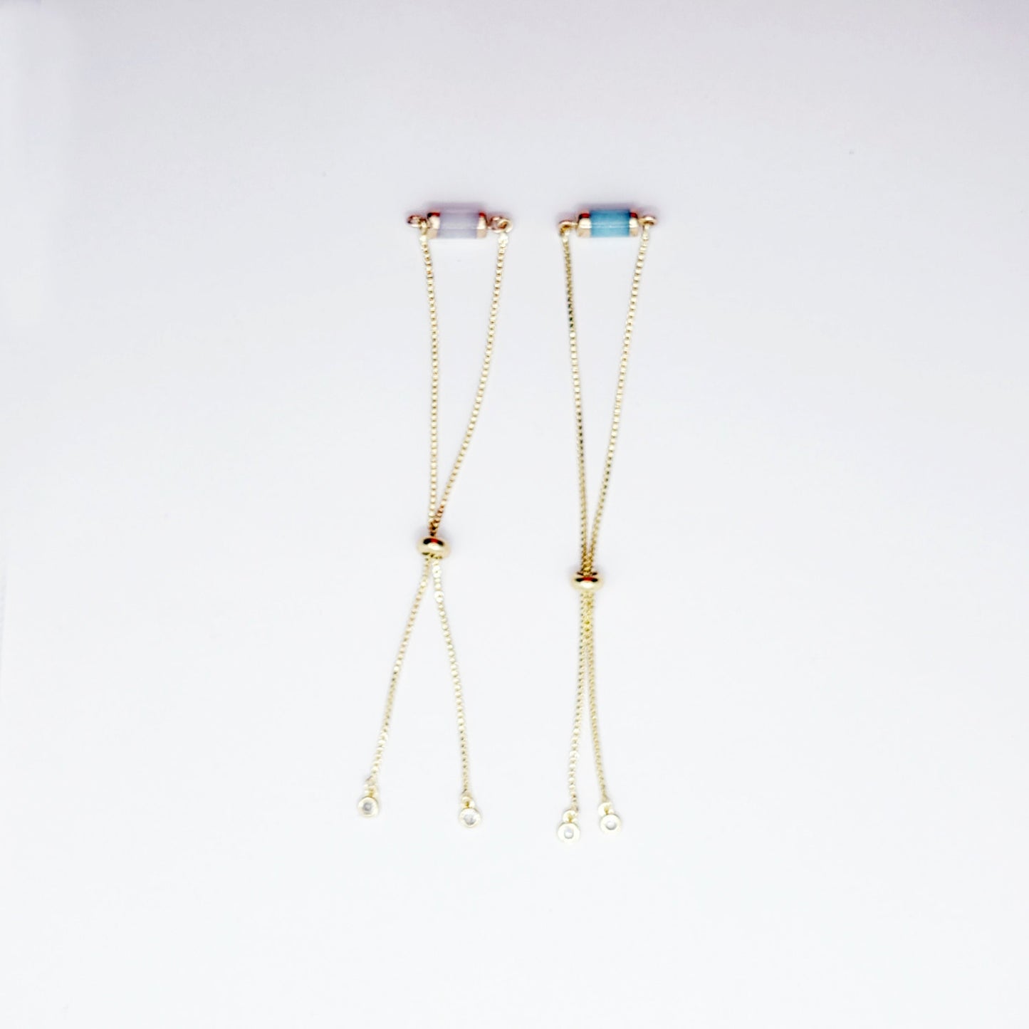 18K Gold and Crystal Penis Noose
