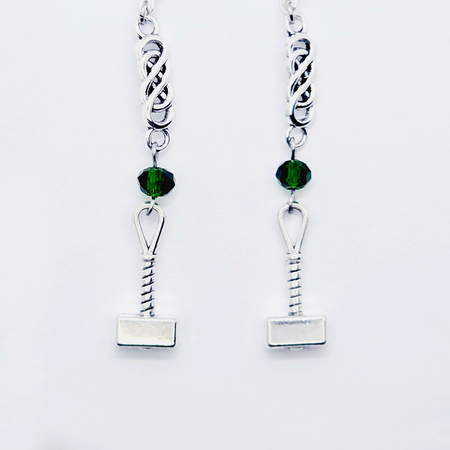 Non Piercing Nipple Nooses or Nipple Clamps, with Celtic Knots and Hammer