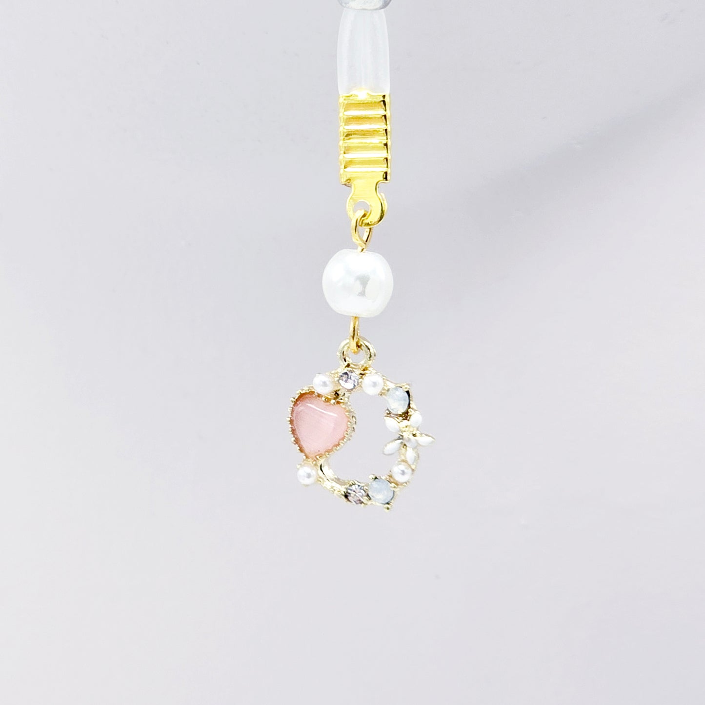 Fake Nipple Piercings. Sexy Heart and Pearl Nipple Dangles on Nipple Nooses or Clamps.