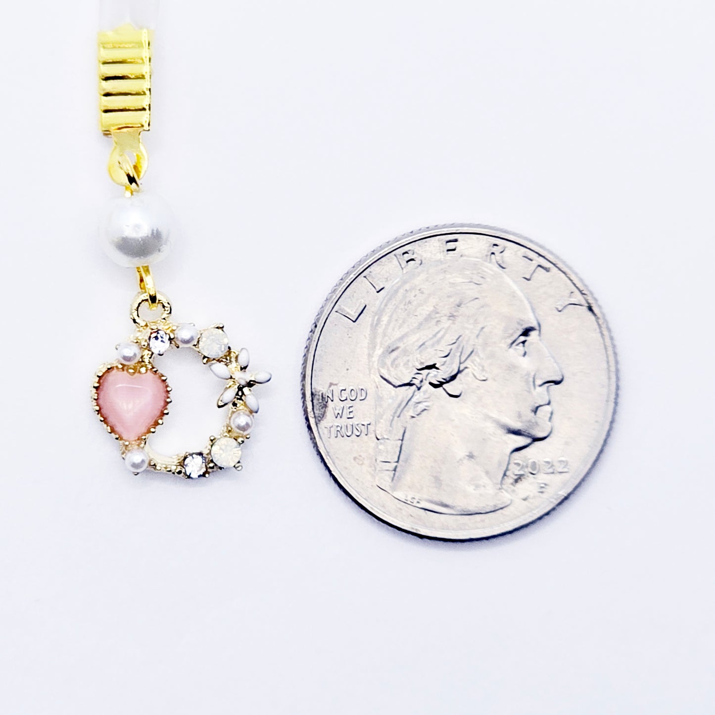 Fake Nipple Piercings. Sexy Heart and Pearl Nipple Dangles on Nipple Nooses or Clamps.