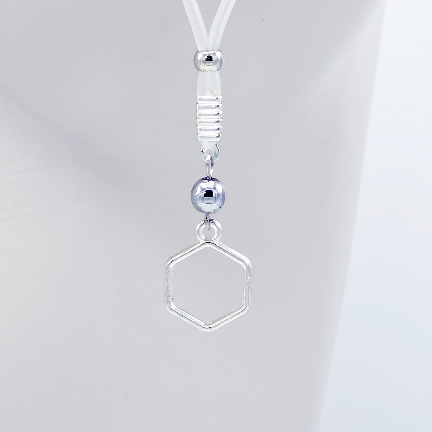Nipple Noose Jewelry with Hexagons. Non-Piercing Nipple Jewelry.