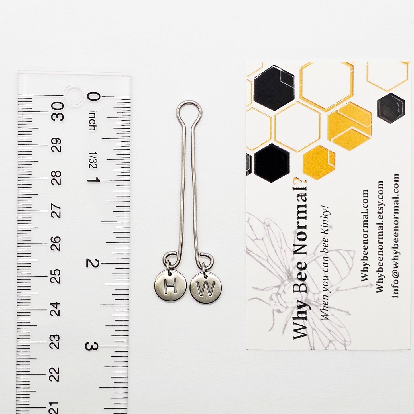 Hotwife Labia Clip, Stainless Steel, Non-Piercing Clitoral Body Jewelry. H W Lifestyle. Intimate Vaginal Jewelry for Hot Wife.