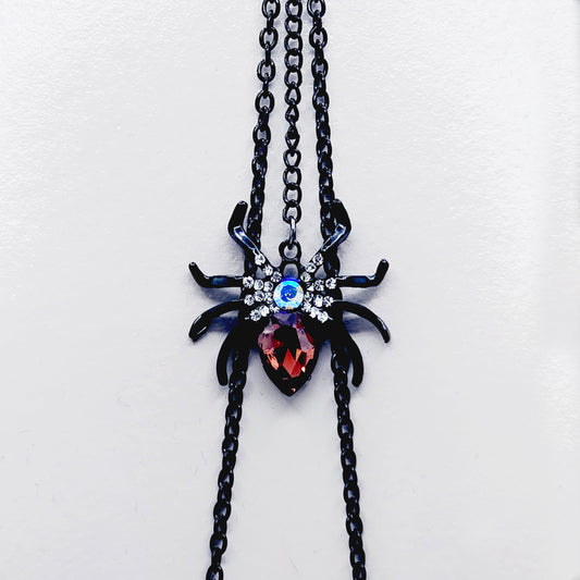 Dangling Spider O-Ring Necklace to Nipple with Your Choice of Nipple Attachment.