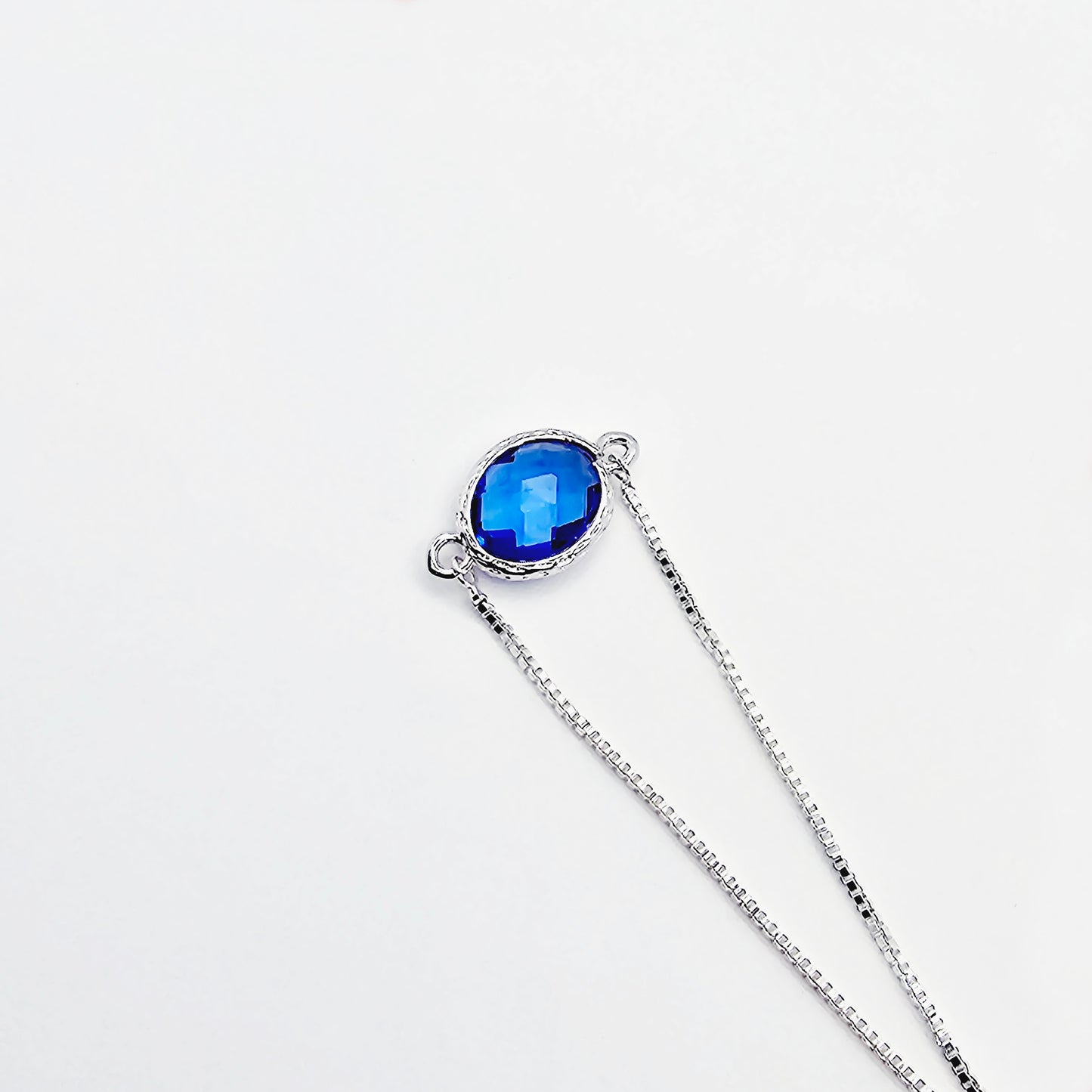 Penis Chain Noose Cock Bracelet with Blue or Green Gem. Non Piercing Penis Jewelry