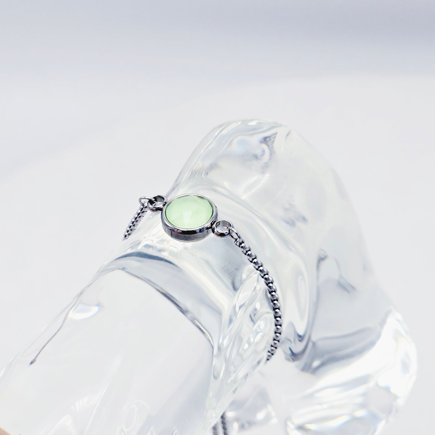 Penis Noose, Chain Penis Tassel with Gemstone. MATURE Non-Piercing Body Jewelry for Men.