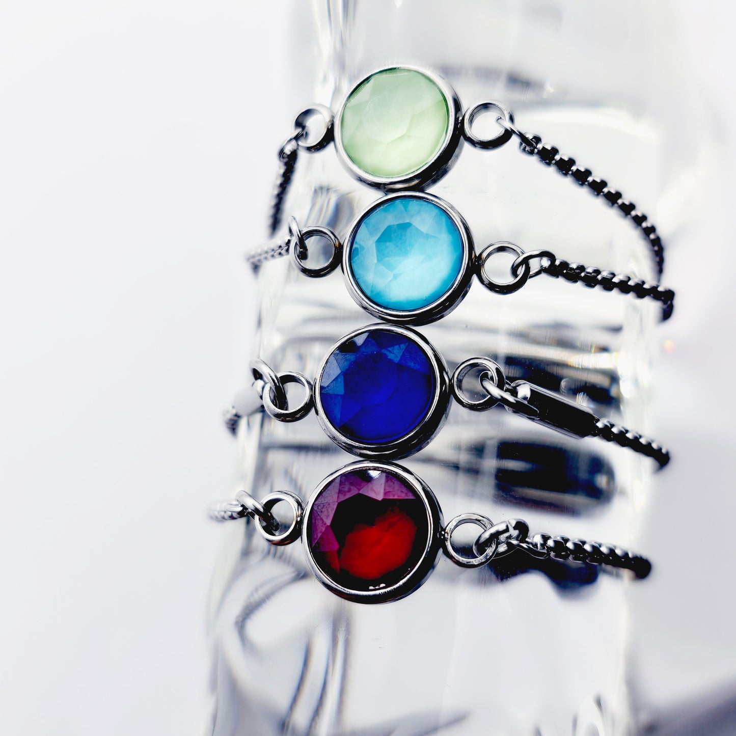 Penis Noose, Chain Penis Tassel with Gemstone. MATURE Non-Piercing Body Jewelry for Men.