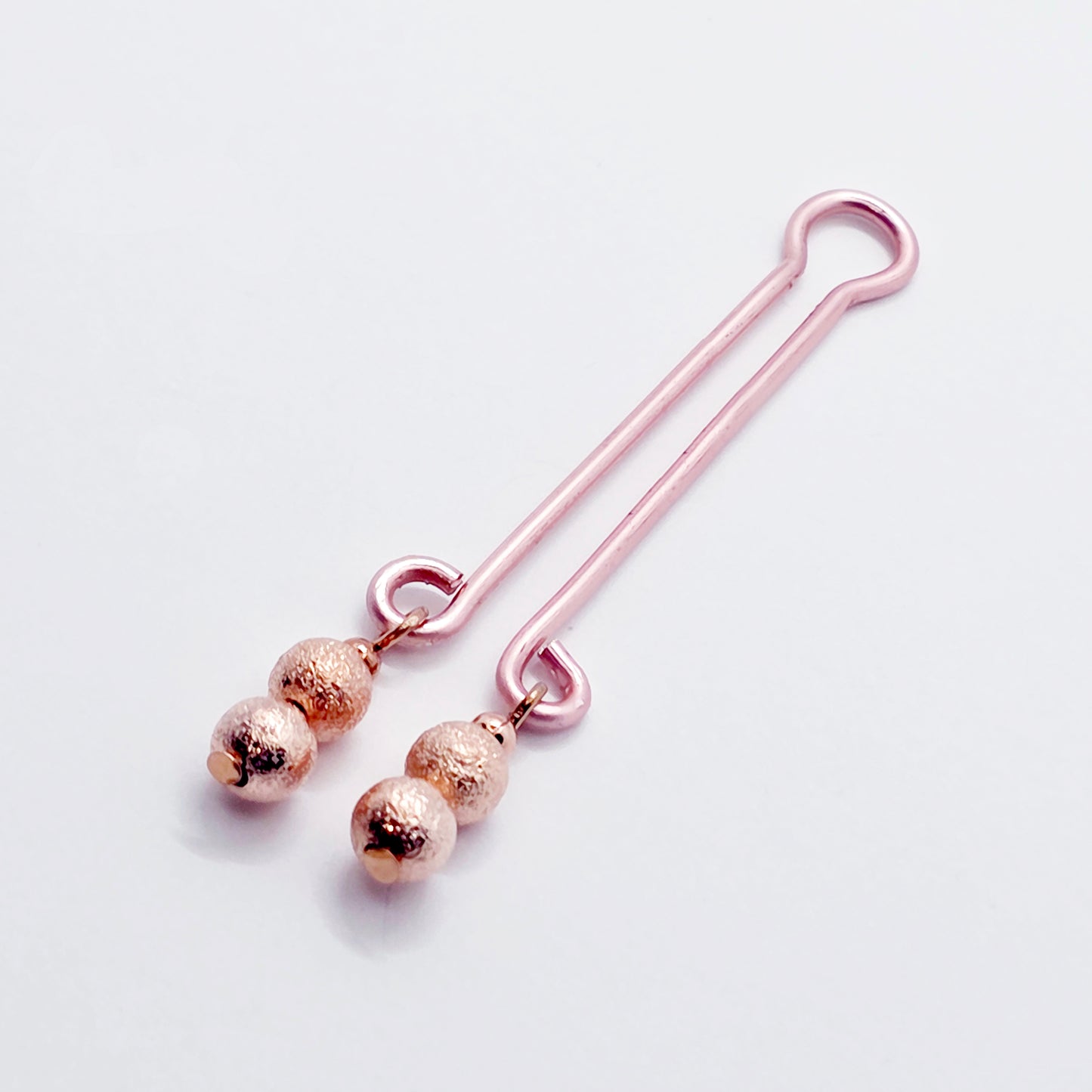 Rose Gold Labia Clip. Non-Piercing Intimate Jewelry.