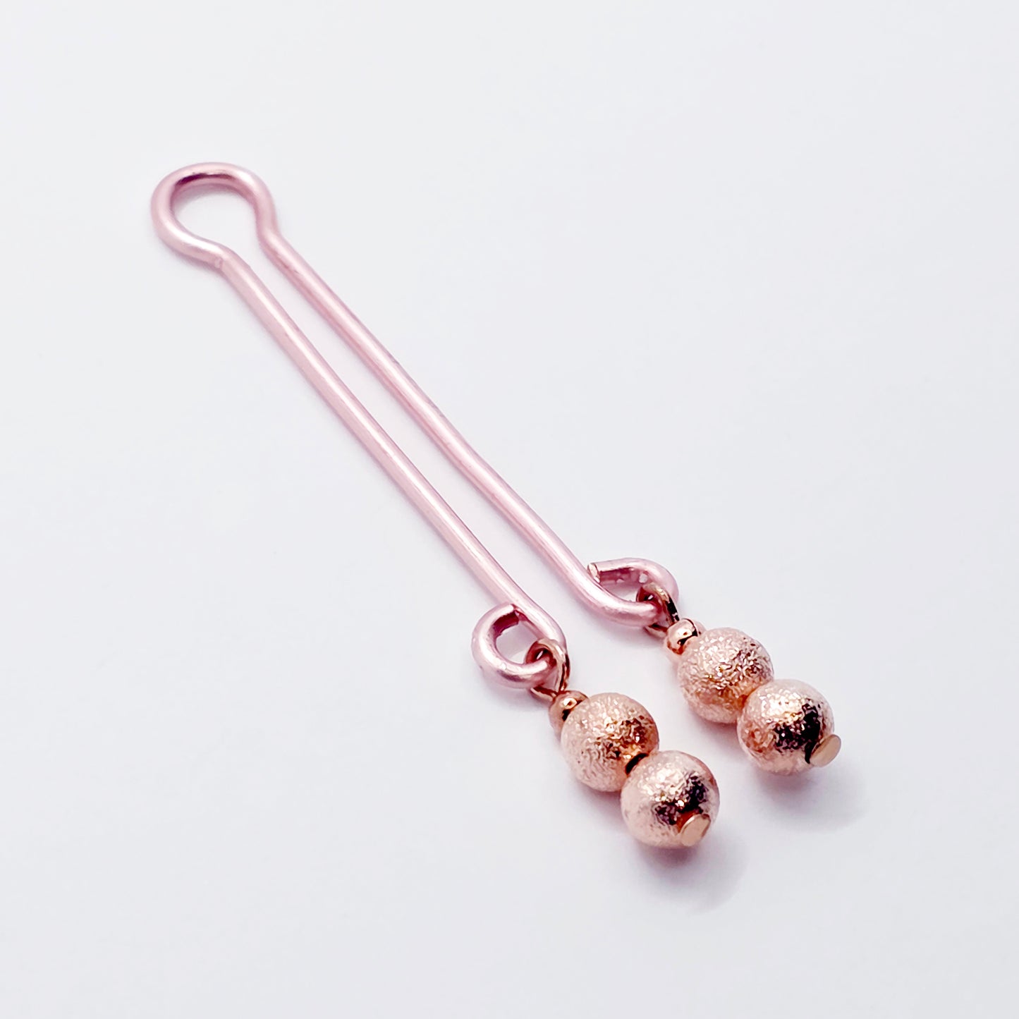 Rose Gold Labia Clip. Non-Piercing Intimate Jewelry.