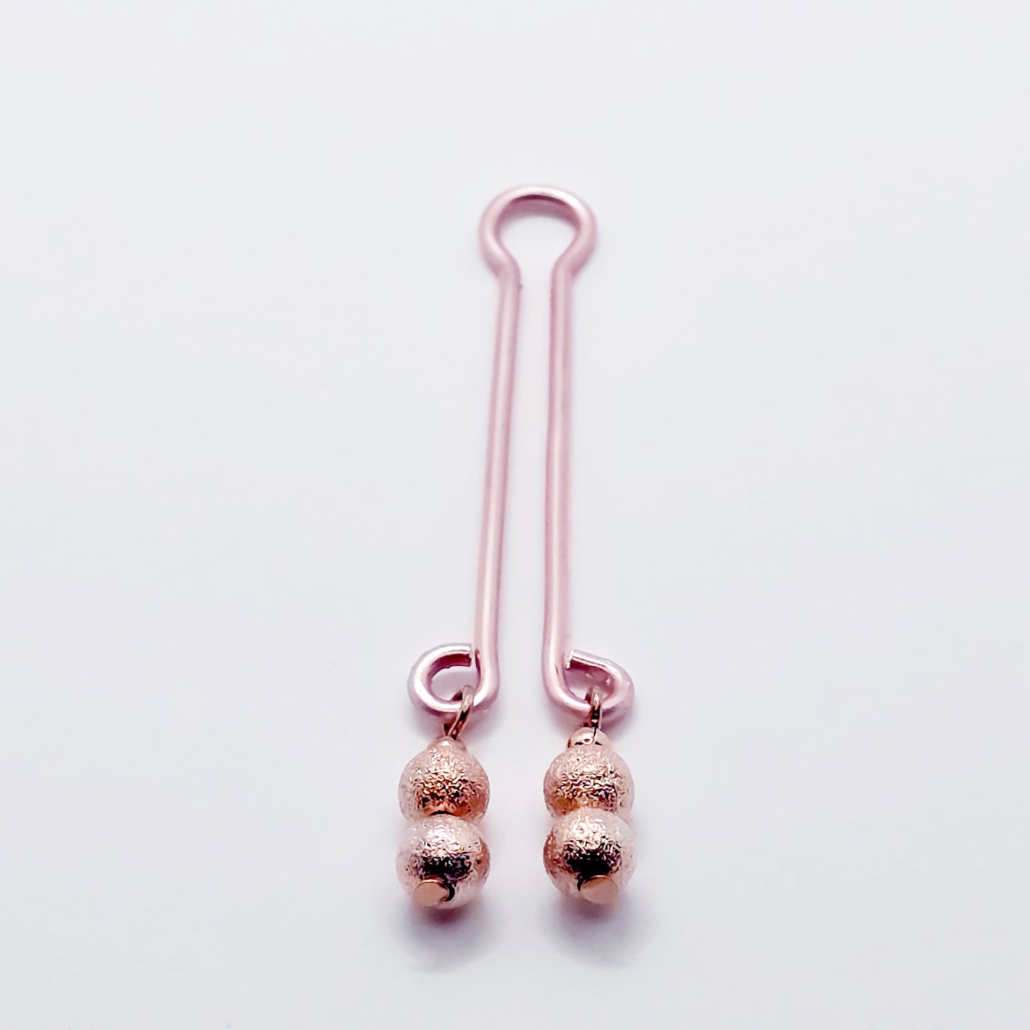 Rose Gold Labia Clip. Non-Piercing Intimate Jewelry.