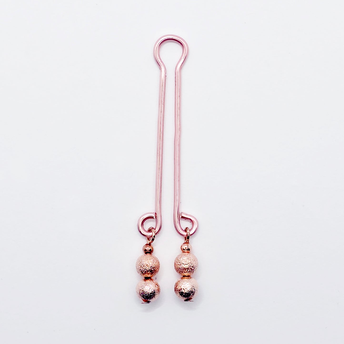 Rose Gold Labia Clip. Non-Piercing Intimate Jewelry.