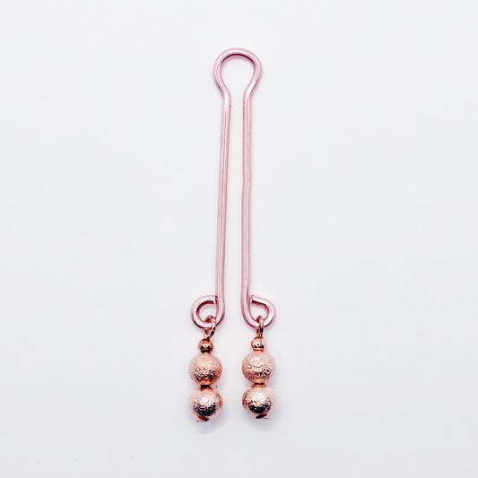 Rose Gold Labia Clip. Non-Piercing Intimate Jewelry.