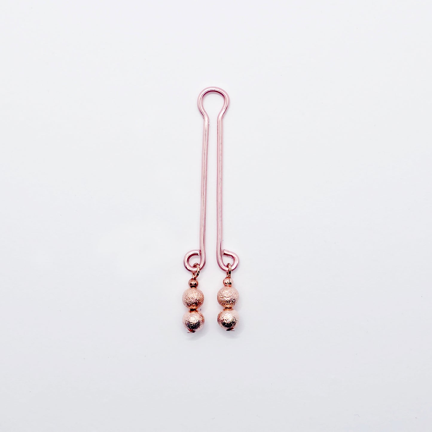 Rose Gold Labia Clip. Non-Piercing Intimate Jewelry.