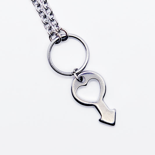 Day Collar for BDSM Submissive, Stainless Steel Discreet Day Wear Choker Necklace