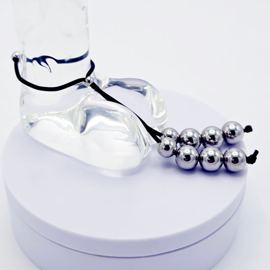 Silicone and Steel Penis Noose, Weighs 1.5 ounces.