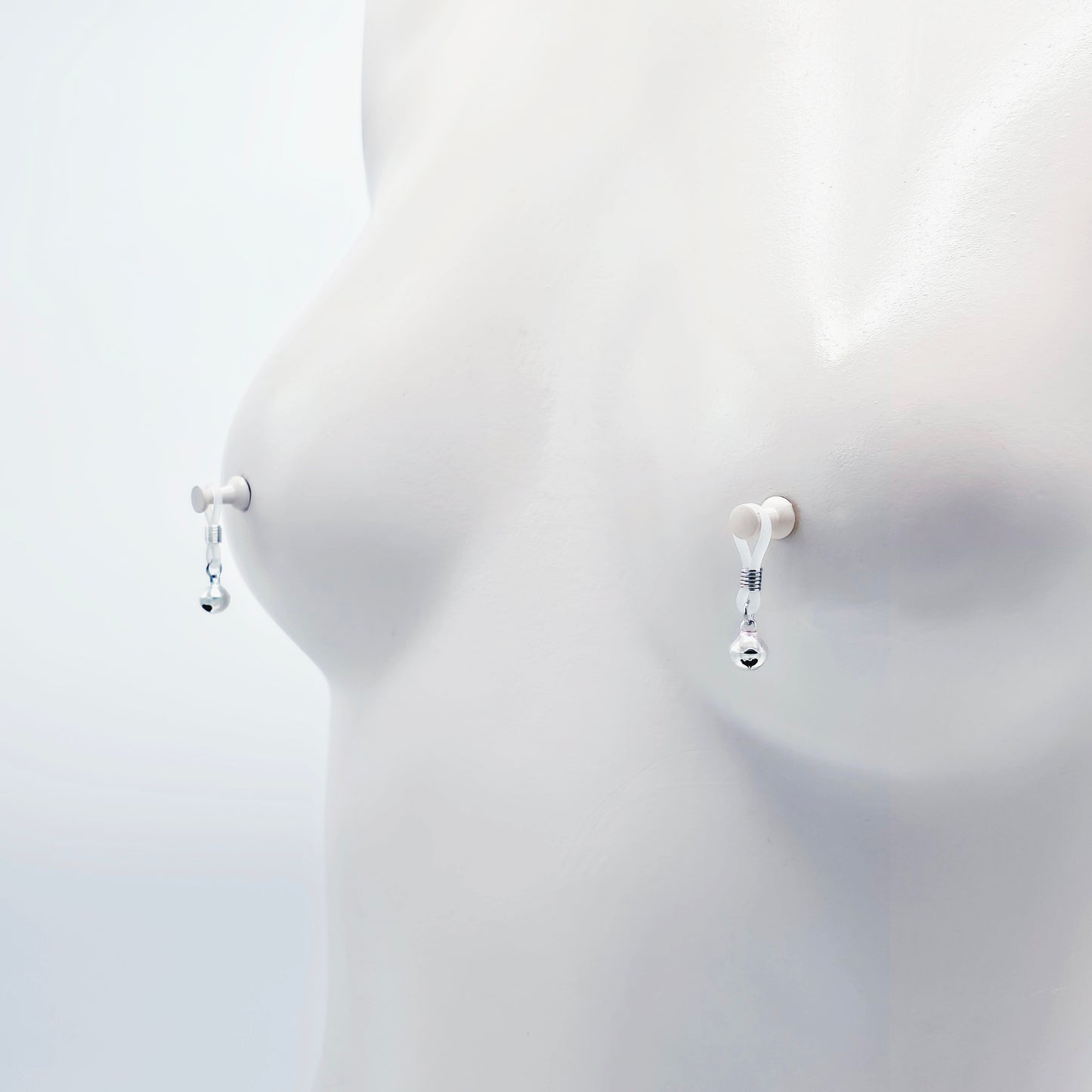Bell Nipple Nooses, Small Non-Piercing Nipple Dangles.