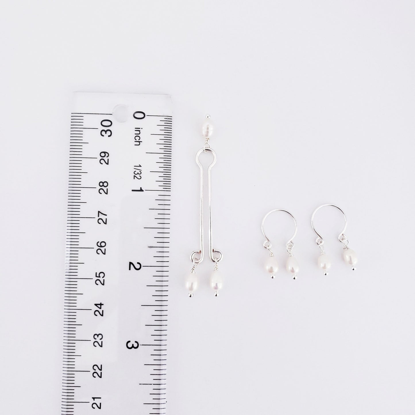 Pearl Nipple Rings and Labia Clip Set, Non Piercing Intimate Jewelry
