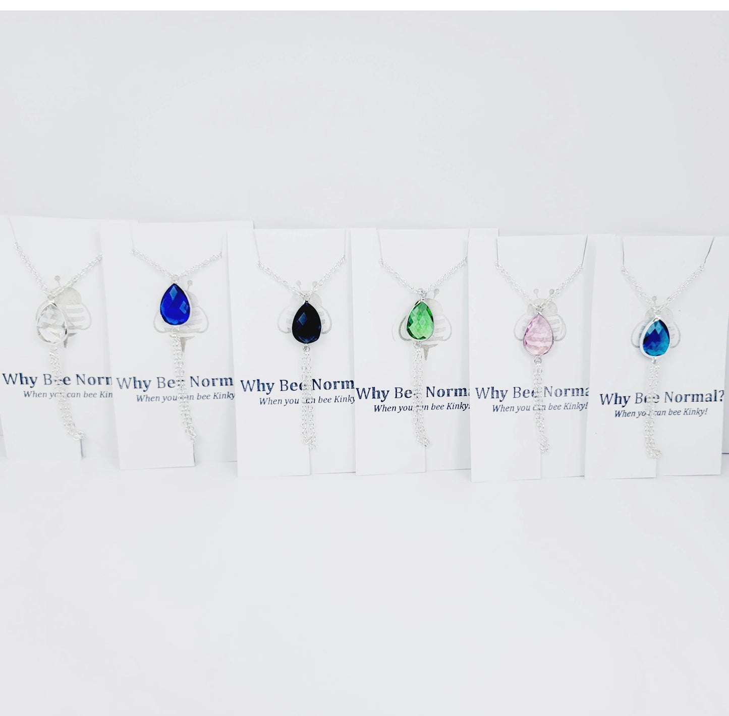 Erotic Necklace with Crystal and attached Nipple Chains