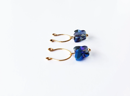 Gold and Crystal Butterfly Nipple Rings Non Piercing. BDSM, Nipple Clamps
