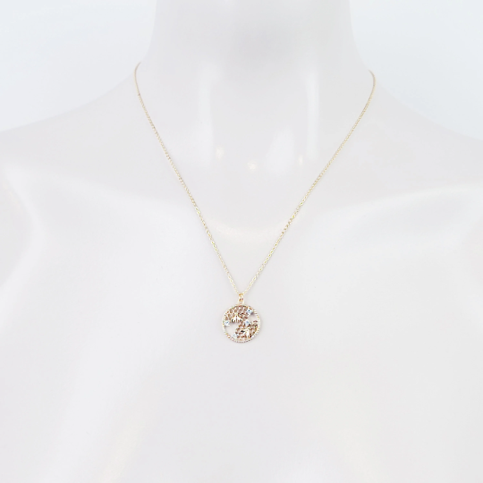 Discreet Bee Day Collar, 18K Gold. Dainty day wear Collar for Submissive/Slave.