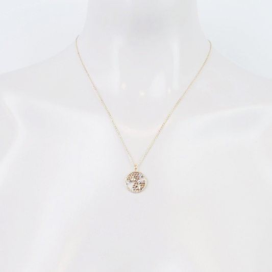 Discreet Bee Day Collar, 18K Gold. Dainty day wear Collar for Submissive/Slave.