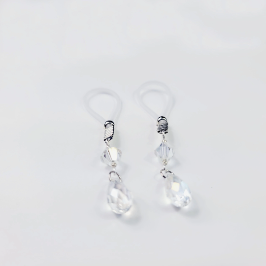 Crystal Non Piercing Nipple Nooses or Nipple Clamps. BDSM