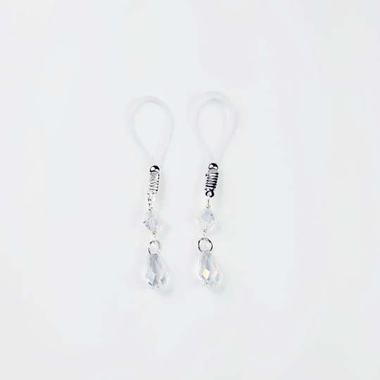 Crystal Non Piercing Nipple Nooses or Nipple Clamps. BDSM