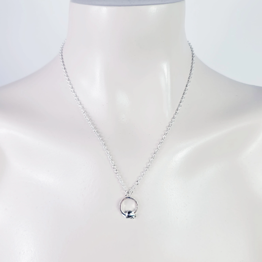 Tulip Necklace With Removable Nipple Chains. Non Piercing Nipple Nooses, Rings, or Clamps. Silver, Rose Gold, Gold.