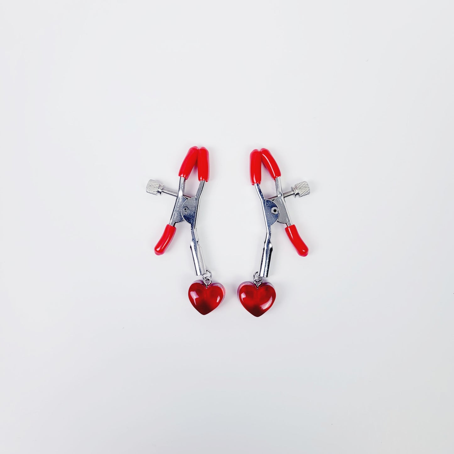 Heart Nipple Clamps, Adjustable. Valentine's Day Sex Toy Gift