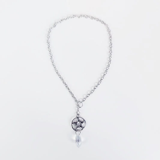 Penis Chain Noose with Pentagram and Crystal. Penis Bracelet
