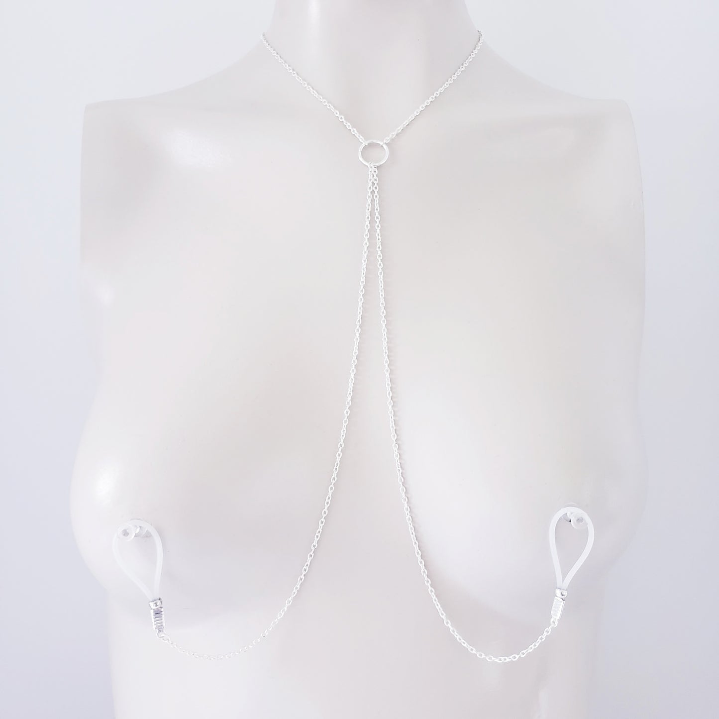 Circle of O Necklace to Nipple with Your Choice of Nipple Attachment.