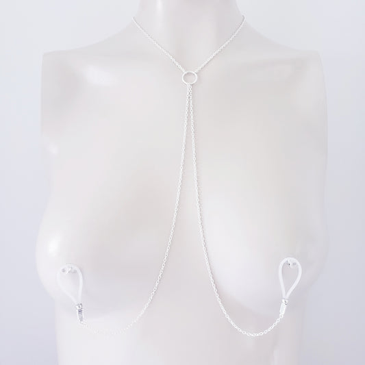 Circle of O Necklace to Nipple with Your Choice of Nipple Attachment.