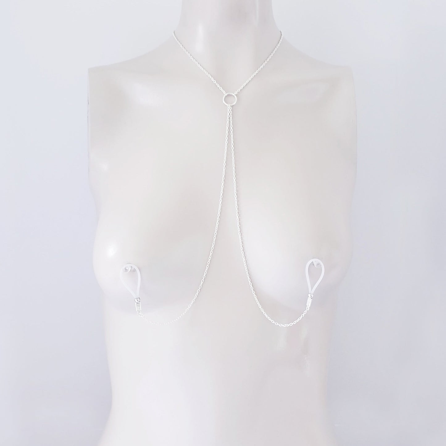 Circle of O Necklace to Nipple with Your Choice of Nipple Attachment.