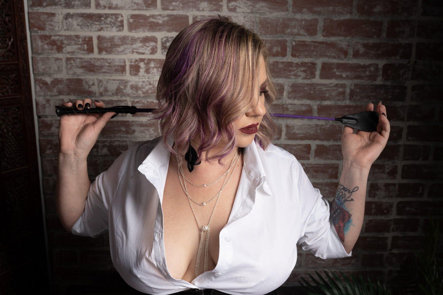 Seductive Multi- Tiered Pearl Necklace- Necklace to Nipple, Non-Piercing Nipple Nooses or Nipple Clamp Options.