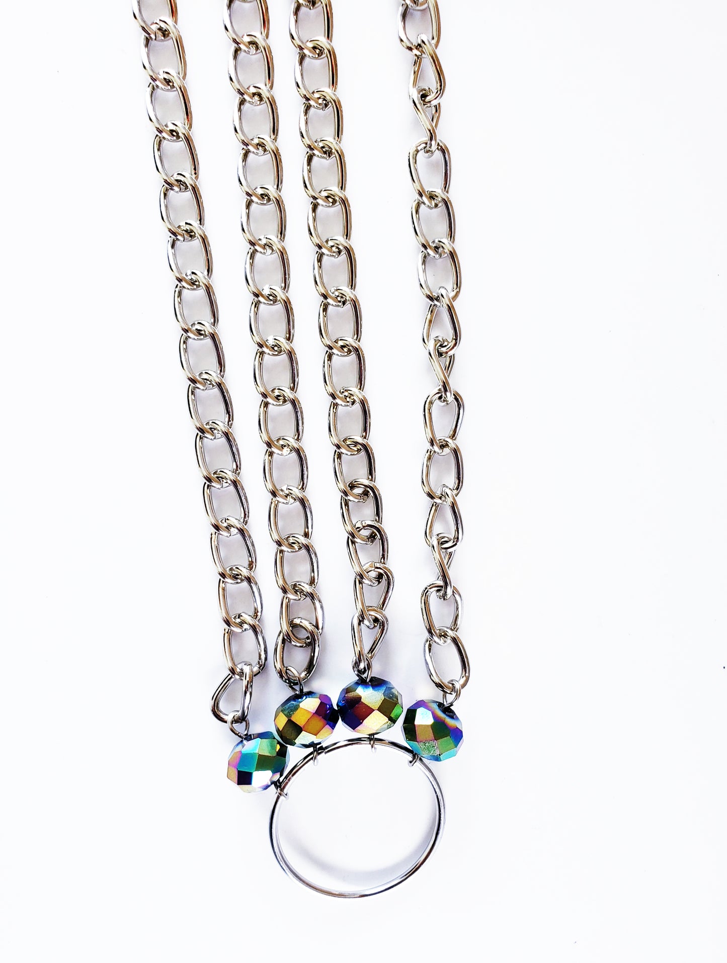 Four Clover Clamps with Chain Attached