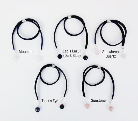 Penis Bracelet with Your Choice of Semi-Precious Stone, Adjustable Cock Ring Penis Jewelry