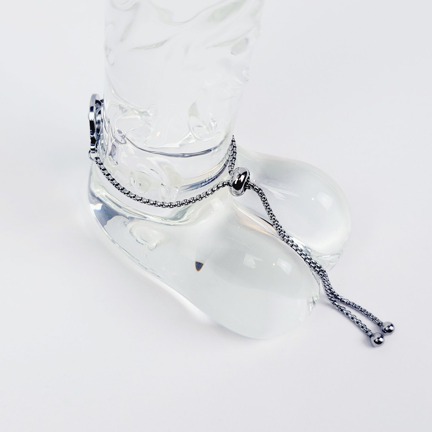 Handcuff Penis Noose, Stainless Steel. Male Submissive Slave, MATURE Body Jewelry for Men. 