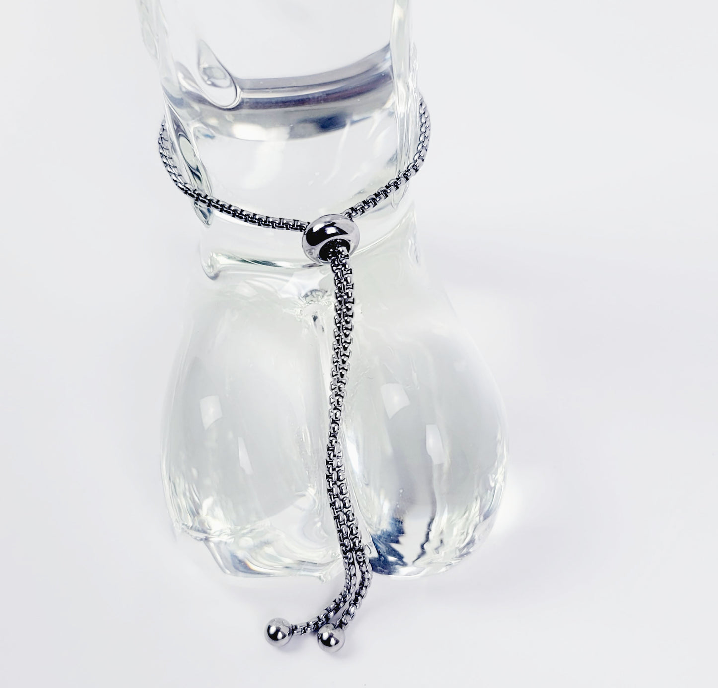 Penis Noose, Chain Penis Tassel with Gemstone. MATURE Non-Piercing Body Jewelry for Men.